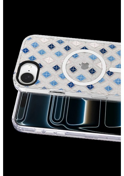 Onegif Apple iPhone Uyumlu 17e Desina Magsafe Kapak - Desen 4 Bz8683140937775