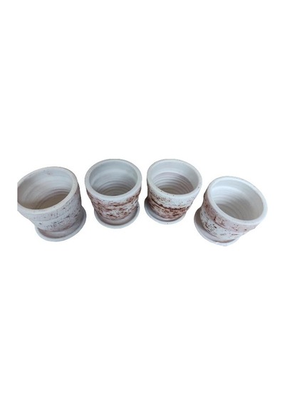 4 Adet Antik Görünümlü Toprak Saksı 12 12 Cm 68653890