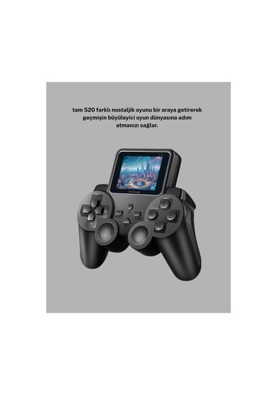 Atari S10 Retro Oyun Konsolu 520 Nostaljik Oyun Tv Bağlantılı Şarjlı Ve Ta - Hs08379148-8 Renkli