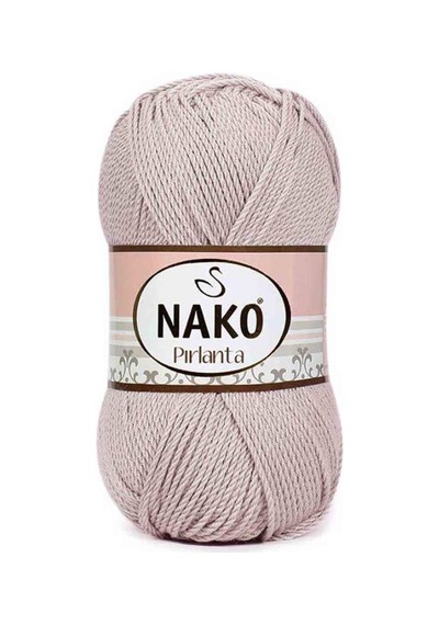 Nako Pırlanta El Örgü İpi 100 gr | Bej Pudra 2250
