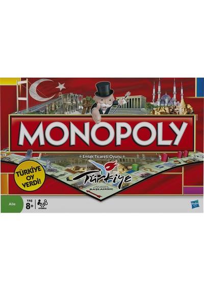 Monopoly Türkiye Kutu Oyunu Hasbro Monopoly Oyunu
