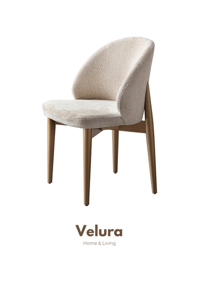 Victor Açılır Yemek Masası + 6 Sandalye Bej
