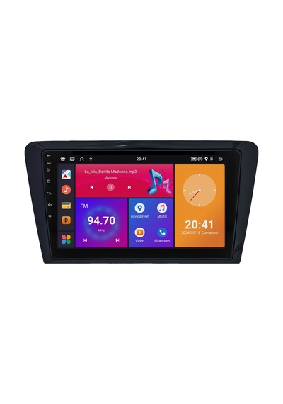 Skoda Rapid Android Multimedya Sistemi 2014-2018 Crv4487xp