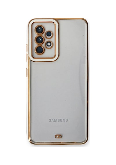 Bezos Samsung Galaxy A73 5g Kılıf Liva Lens Silikon - Beyaz Bzs01