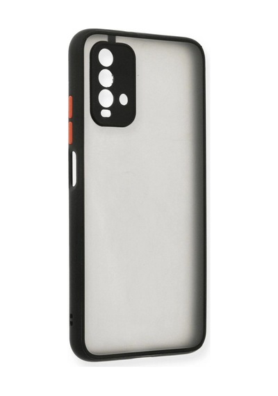 Redmi 9t Kılıf Montreal Silikon Kapak - Siyah