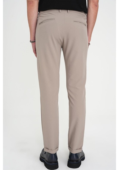 Efor Comfort Fit Beli Lastikli Esnek Vizon Spor Pantolon P 1189 Vizon