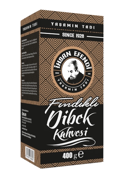 İhsan Efendi Fındıklı Dibek Kahvesi Kutu 400 G