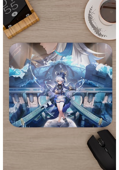 Furina Genshin Impact Anime Gacha V1 - 22x18 Gaming Mouse Pad Fare Altlığı