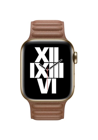 Ekılıf - Apple Uyumlu  Watch 40mm - Kordon Deri Kordon Krd-34 - Kahverengi