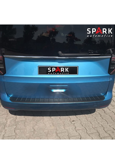 Volkswagen Caddy 2021- Yılı Ve Sonrası Uyumlu Arka Tampon Eşiği Mat Siyah