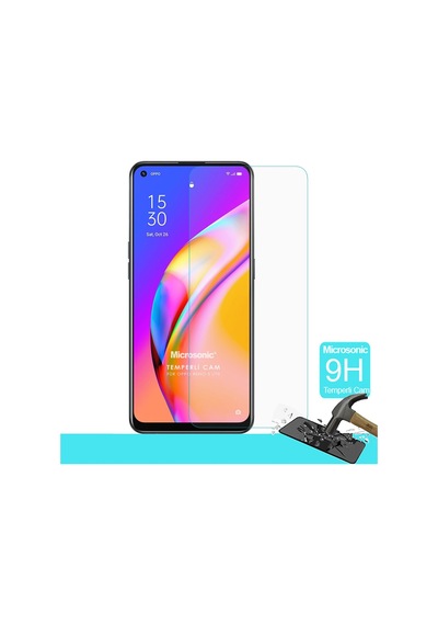 Microsonic Oppo Reno 5 Lite Tempered Glass Cam Ekran Koruyucu