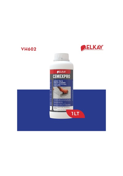 Elkay Vh602 Cemex Pro Asit İçeren Karo Ve Harç Temizleyici 1 Lt
