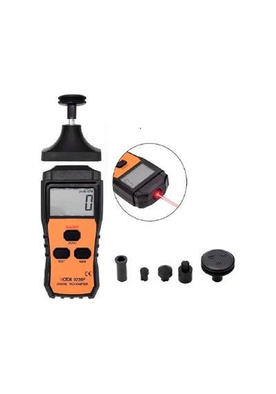 Vıctor 6236p Yüksek Hassasiyetli Dijital Takometre Rpm Zincirli Motorlu Aletler Temaslı & Temassız - 713753508