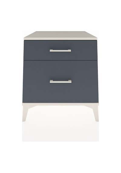 Kronos Komodin 2 Çekmeceli 60x59x64 Aytaşı-antrasit Aytaşı
