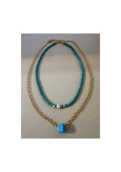 İncili Turkuaz Kolye Ve Bodrum Boncuklu Gold Zincir Kolye İkili Set Turkuaz Ve Bodrum Boncuklu Turkuaz Ve Bodrum Boncuklu İncili Turkuaz Kolye Ve Bodrum Boncuklu Gold Zincir Kolye İkili Set Turkuaz Ve Bodrum Boncuklu Turkuaz Ve Bodrum Boncuklu