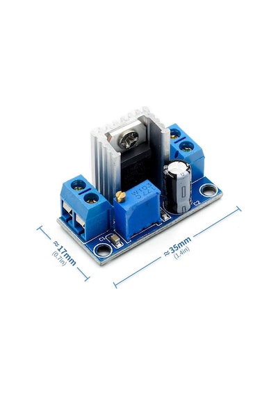 Alkatronik-Lm317 Modül Dc Lineer Regulatör 2A Voltaj Düşürücü Alkatronik-Lm317 Modül Dc Lineer Regulatör 2A Voltaj Düşürücü