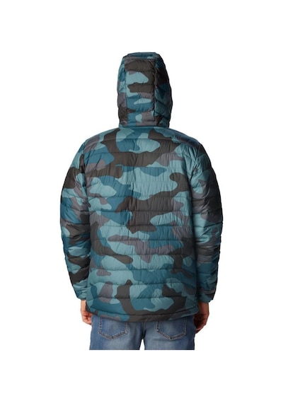 Helly Hansen Columbia Powder Lite Hooded Erkek Mont Yeşil