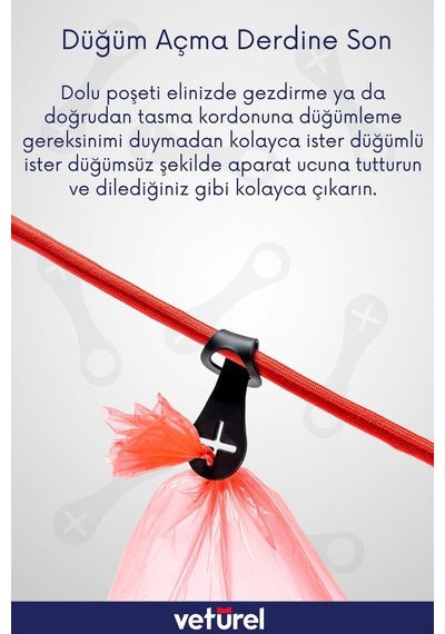 Restil Köpek Kaka Poşeti Tutucu Aparat + Parfümsüz Koku Alerjen Giderici Mama Kabı Temizleyici Sprey 200ml