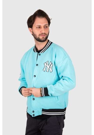 Deepsea Erkek Açık Mavi Çıtçıtlı Kolej Mont 2304760 Açık Mavi