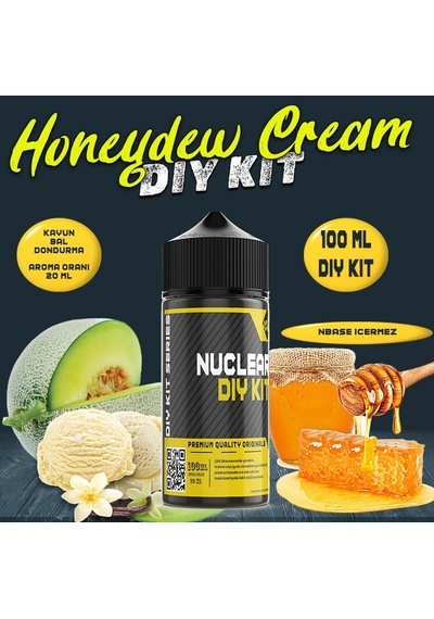 Nuclear 100 Ml Dıy Kit Honeydew Cream Gıda Aroma 20 Ml Aroma İçerir