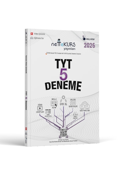 Yks Tyt Video Çözümlü Akıllı 5 Deneme E-kitap
