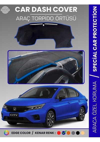 Honda Cıty 2020+ Torpido Örtüsü Ön Panel Göğüs Koruma Tam Uyum Uv Koruma Kaymaz - 793 Stiloto