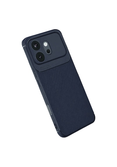 Newface - 559 - Huawei Honor 600 Auto Focus Karbon Kapak - Glblseme - - Lacivert