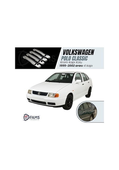 Vw Polo Classıc Krom Kapı Kolu 4 Kapı P.Çelik 2 Delik