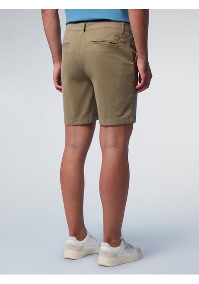 North Sails Star Regular Fit Chino Erkek Şort-33510 Haki