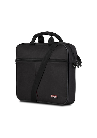 Classone Wtx300 Wtxpro Serisi 15.6 İnch Su Geçirmez Kumaş Apple Uyumlu MacBook , Laptop , Notebook El Çantası- Siyah