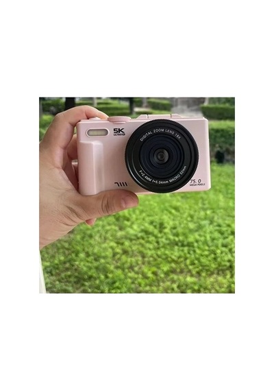 5k 75mp Hd Dijital Kamera 18x Dijital Zoom, Flaşlı,3.0 İnç Ekranlı Vlog Ve Fotoğraf Makinesi Najmaddin Belirtilmemiş