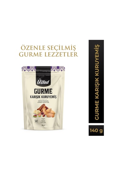 4 Adet Üstad Karışık Gurme Kuruyemiş 140 G