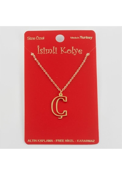 Prinç - 994 - - Kmrsfres - Harfli Kolye-ç altın