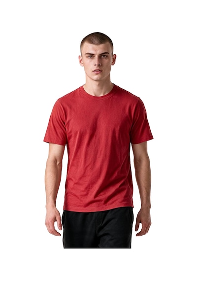Talek Erkek Kırmızı Günlük Stil T-shirt 26ke0007-kyk