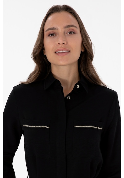 U.s. Polo Assn. Kadın Siyah Elbise Dokuma 50308568-vr046 Siyah