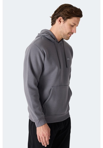 Slazenger Moonlıght I Erkek Gri Sweatshirt Gri