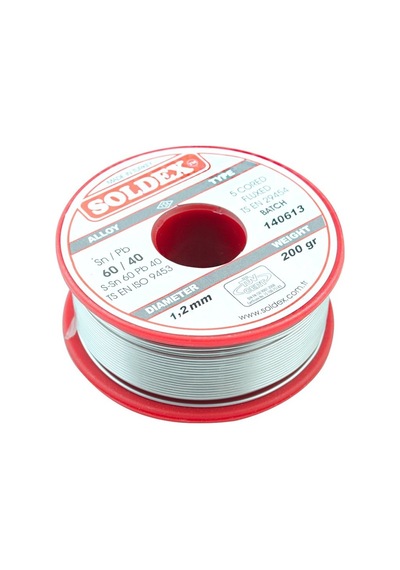 Soldex 200 Gr Lehim 1.2 Mm Soldex 60 Kalay 40 Kurşun