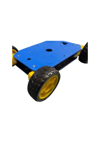4wd Araç Şase Kiti Robot Araba Kiti Tüm Set Arduinolu