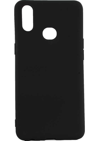 Samsung Uyumlu Galaxy A10S Kılıf Zore Premier Silikon Kapak-Siyah