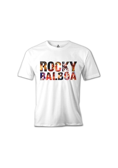 Rocky Balboa - Sylvester Stallone Beyaz Erkek Tshirt