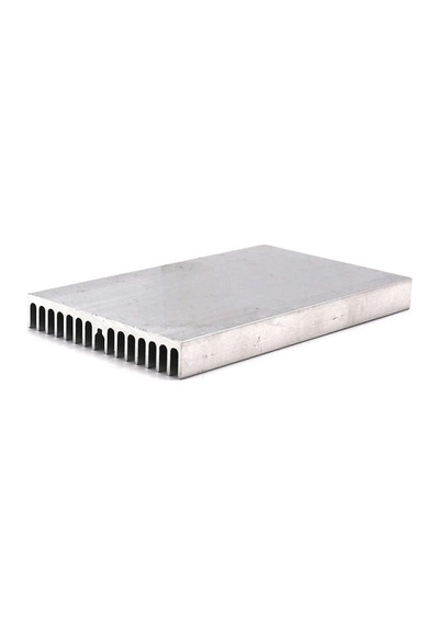 6cm X 10cm X 1cm Alüminyum Metal Soğutucu Blok Radyatör Amfi Led Entegre Transistor Vga Ram Memory