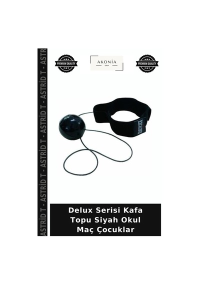 Delux Serisi Kafa Topu Siyah Okul Maç Çocuklar