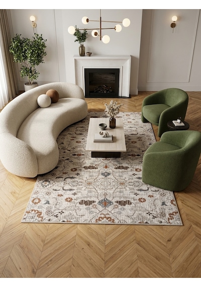 Arbese Premium Kaymaz Taban Halı Salon Koridor Antre Mutfak Yatak Odası Kesme Jel Yolluk Model Wintech KT