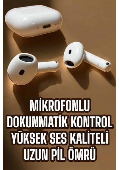 4.nesil Kaliteli Tws Android Ve İos Uyumlu Mikrofonlu Kulaklık -