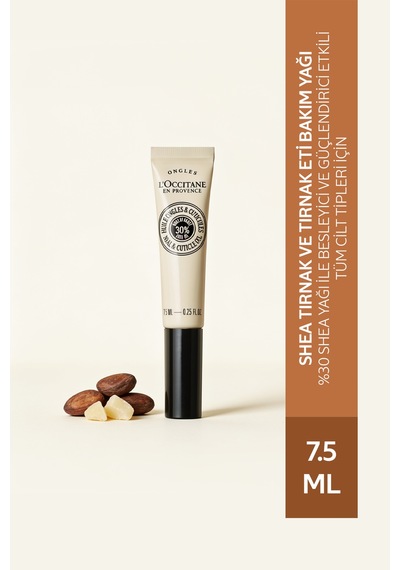Shea Tırnak Ve Tırnak Eti Bakım Yağı, %30 Shea Yağı İçeren, 7.5 Ml