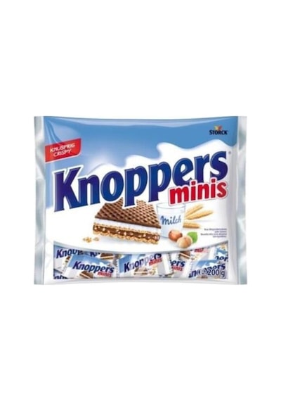 Knoppers Minis Sütlü Fındıklı Gofret 200 G