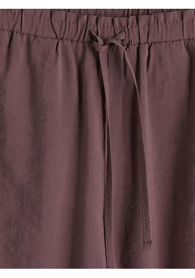Lcw Modest Pembe Beli Lastikli Modal Karışımlı Kadın Pantolon