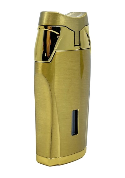 Parmida Gold 3 Ü 1 Arada Lüks Puro Çakmağı Entegre Punch Delici Sarı