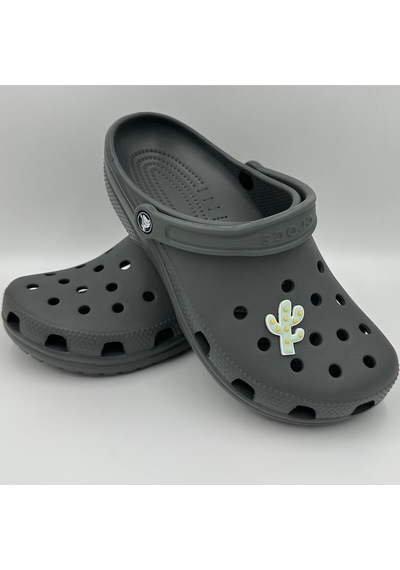 Crocs Terlik Süsü Ve Aksesuarı , Çanta Süsü Jibbitz Kaktüs 03 Görsel Figür Aksesuar Mint-sarı-beyaz