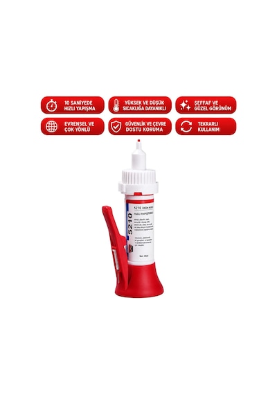 Powermaster Pm-29676 Yağ Bazlı Jel Tipi Süper Hızlı Çok Amaçlı Güçlü Yapıştırıcı